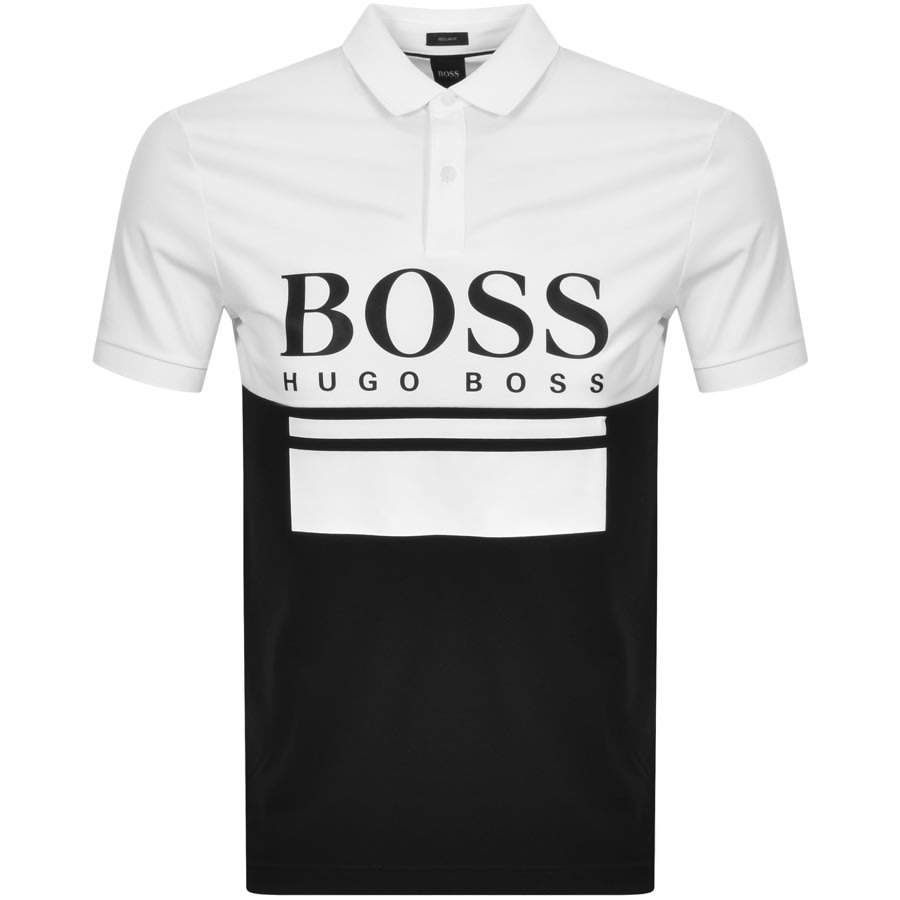 Alternative Image for ProductBOSS Pavel Logo Polo T Shirt White1
